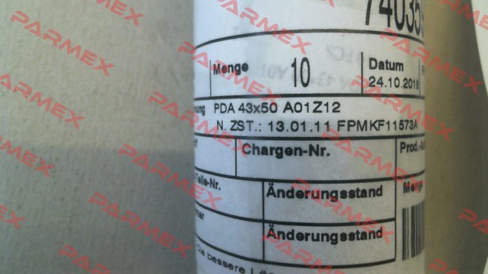 PDA 43 x 50 (FPM)740359 Kaco
