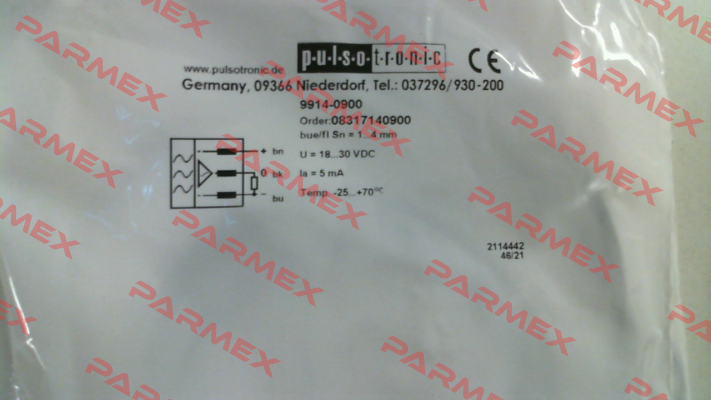 08317140900 / KJ4-M18MB80-ANU Pulsotronic