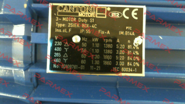 2SIEK 080X-4C Cantoni