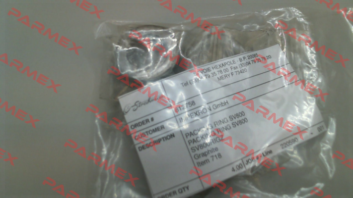 P/N: SV800RIGZ, Type: 718 STRAHMAN VALVES