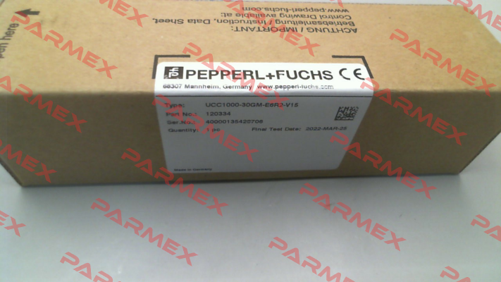 p/n: 120334, Type: UCC1000-30GM-E6R2-V15 Pepperl-Fuchs
