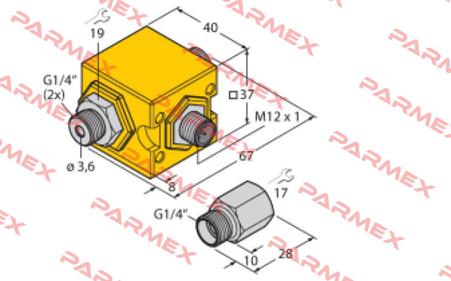 FCIC-G1/4A4P-PL-H1141/2.0 Turck