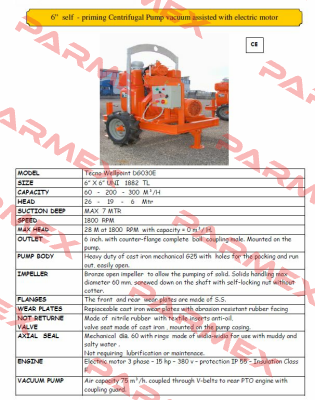 Tecno Wellpoint DG030E  Gorman Rupp