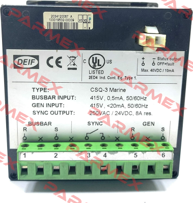 CSQ-3  2034120061 Deif