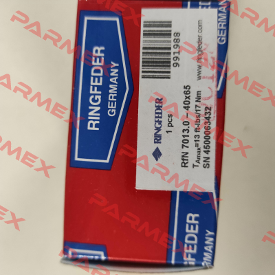 RFN7013.0  40X65 Ringfeder