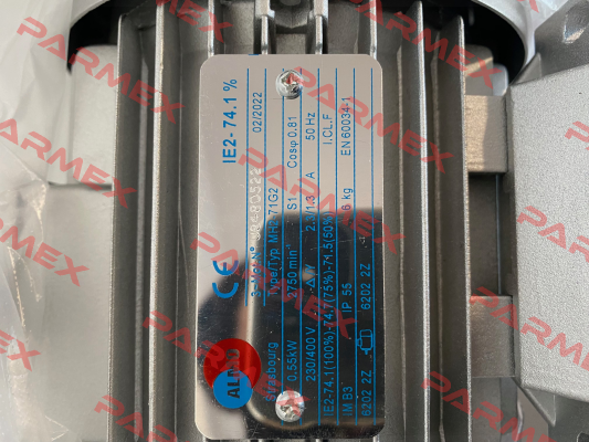 MOT.71 0,55KW 3000TM 230/400V B3 MH2-71G2-IE2 Almo