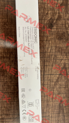 P/N: 87500607, Type: LC 75W 350MA FIXC LP SNC Tridonic