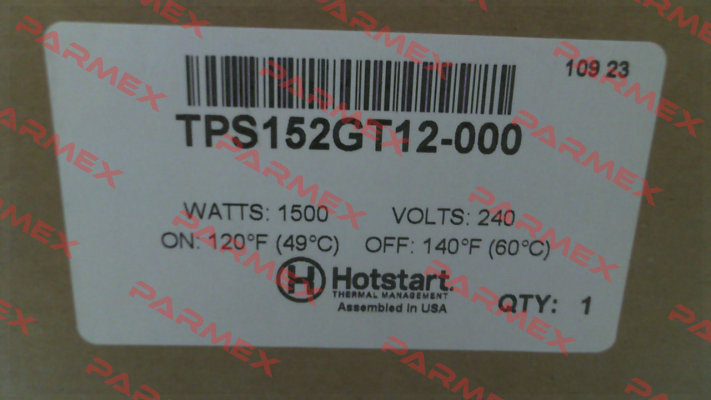 TPS152GT12-000 Hotstart