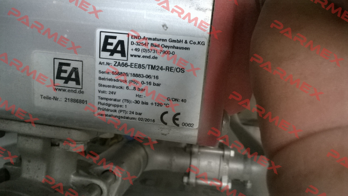ZA66-EE85/TM24-RE/OS End Armaturen