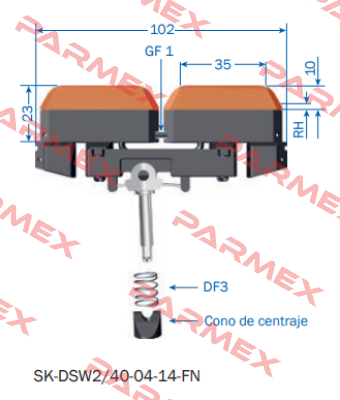 0144059/03 / SK-DSW2/40VP-04-14-FN-R15 Vahle