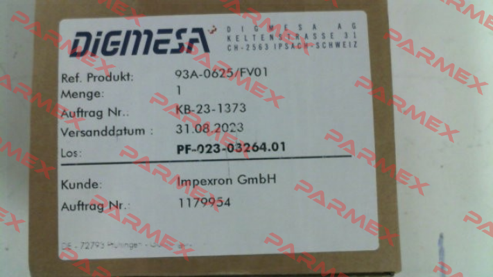 93A-0625/FV01 Digmesa